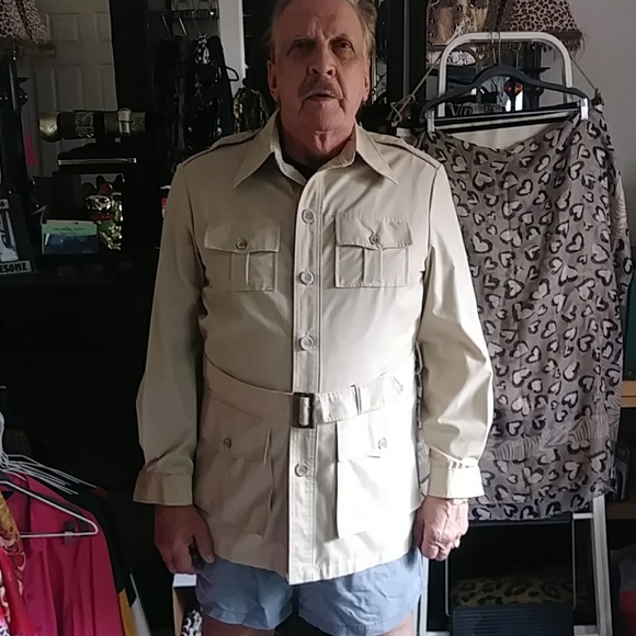 Rare Eddie Bauer Safari Jacket Size L 
